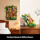 Pretty Spring Flower Sea Bouquet Building Set for Adults - Botanicals Building Kit Gifts for Valentine's, Mother's Day, Easter - Artificial Flowers for Decor or Table Display (1067 Pcs)