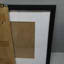 SESEAT 16x20 Picture Frame Black, Display Pictures 11x14 with Mat or 16x20 without Mat, Photo Frames Wall Gallery, 1 Pack