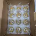 BORT C35/CA11 Chandelier led Light Bulbs, Dimmable 4W Equivalent to 40W LED Candelabra Bulbs, 2700K Warm White, E26 Standard Base LED Bulbs, Flame Tip (12 Pack)