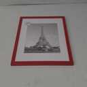 upsimples 11x14 Picture Frame, Display Pictures 8x10 with Mat or 11 x 14 Without, Wall Hanging Photo Frames, Red, 1 Pack