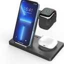 5 in 1 Foldable Wireless Charger for iPhone 16 15 14 13 12 11 Charging Sation for Apple Watch 10 9 8 7 6 5 Airpods Pro Fast Charging Dock for Samsung Galaxy Watch