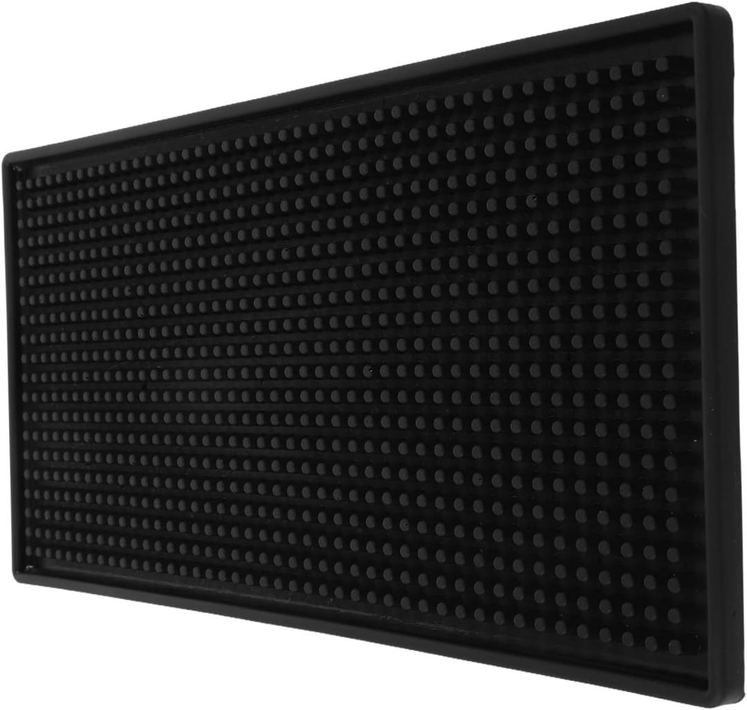 TEHAUX Seal Carving Work Mat Workbench Utility Mat Work Bench Top Mat Bench Spill Mat Stamp Platform Position Tool Work Bench Floor Mats Service Counter Mat Bar Spill Mat Black Rubber