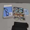 BLOEXCLU 4 Pack Progressive Multifocus Reading Glasses for Men Women TR90 Sports Style Anti-Blue Light Computer Readers