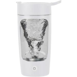 Electric Shaker Bottle, Blender Bottles For Protein Mixes, | Tritan | BPA Free| Portable Mixer Cup, Rechargeable Shake Cups And Meal Replacement Shakes, 22 oz(White)