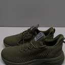 Feethit Mens Slip On Walking Shoes Blade Tennis Shoes Non Slip Running Shoes Lightweight Workout Shoes Breathable Mesh Fashion Sneakers (7.5, Olive Green)