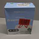 Amazon Basics 13 Gallon Tall Kitchen Drawstring Bags, Clean Fresh Scent, 10% Post Consumer Recycled Material, 80 Count (White)