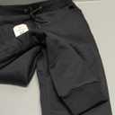 Gihuo Men's Sherpa Lined Athletic Sweatpants Winter Warm Track Pants, M, Black