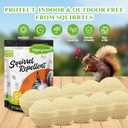 10 Pack Peppermint Oil Squirrel Repellent, Mouse Repellent Outdoor, Chipmunk Deterrent, Ground Squirrel Trap for Attic, Rodent Repellent for Garden