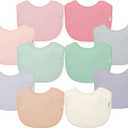 green sprouts Stay-dry Baby Bibs (Rose)