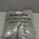 Lahome Abstract Green Round Rug 4ft Round Area Rug, Boho Washable Soft Rugs for Bedroom Circle Entryway Rug, Modern Ombre Non-Slip Carpet for Nursery Living Room Decor(4ft-Round,Green)