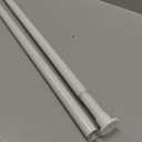 AIZESI Tension Rod 18-36 inch1Pcs White Adjustable Tension Curtain Rod No Drilling Small Tension Rod Spring Tension Curtain Rod Expandable Curtain Rod