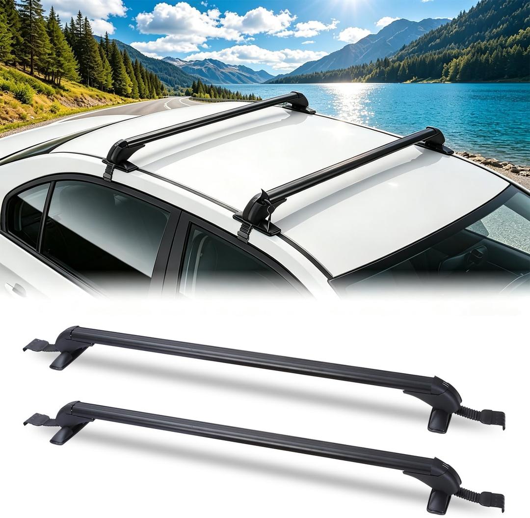 2PCS Universal Roof Rack Cross Bar Luggage Racks Replacement Cross Bars