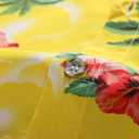 SSLR Pack Hawaiian Shirt for Men Flamingo Short Sleeve Casual Button Down Shirts Summer Beach Shirt (Yellow, L)