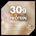 Oikos Protein Shake, Vanilla, 30g High Protein Drinks, Shelf Stable, Ready to Drink, 5g Prebiotic Fiber, 12 fl oz Bottle, 12 Count (EXP 04/20/27)