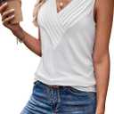 LYHIPSS Womens Summer Tank Tops V Neck Sleeveless Loose Fit Summer Casual T-Shirts Blouses