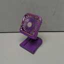 Portable Fan Rechargeable,Personal Fan Handheld Fan,180Foldable Cooling Fan Mini Desk Fans Small Quiet Table Fan,Battery Operated Fan USB Small Fans as Lash Fan/Eyelash Fan for Womens Girls (Purple)