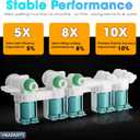 Water Inlet Valve Assembly for Samsung Washer WA52M7750AW/A4 WA52M7750AV/A4 WA52M8650AV/A4 WA52M8650AW/A4 WA52J8700AP/A2 WA52J8700AW/A2 WA50R5400AV/US WA48J7700AW A2 WA50F9A6DSW A2
