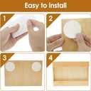 2 x Reusable Straw Dispenser Organizer, Straw Holder with Double Sided Adhesive Tape Tumbler | Adhesive No Drill Installation | Eco-Friendly Kitchen Cabinet Organizer