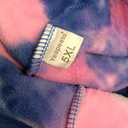 Dog Hoodies Winter Coat for Large Medium Dogs, Pullover 7 Legs Warm Coat Hooded Sweatshirt, Fleece Hoodie for Cold Weather (Bandhnu Pink, 5X-Large) (5XL(Reference Weight 65-88 lbs))