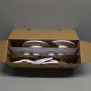 Jolux 5/6 Inch LED Can Lights Adjustable Recessed Retrofit Downlight, 12W=60W, 3000K Warm White, 800LM, Dimmable, ETL Damp Rated Replacement Recessed Lighting Install, Flat Trim, E26 Base,4-Pack