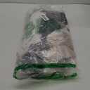 Cow Print Area Rug Large Faux Cowhide Rug 4.6x5.2 Feet Animal Printed Carpet Faux Cow Hide Rugs for Bedroom Living Kids Room Office Western Home Decor Mat, Black Cow Print