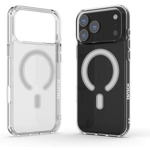 Magnetic Clear Case for iPhone 17, 17 Pro & 17 Pro Max, MagSafe Compatible, Strong Magnet, Camera Protection, Shockproof TPU (Clear, iPhone 17 Pro Max, iPhone 17 Pro Max)