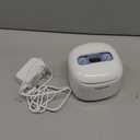 Ultrasonic Retainer Cleaner Machine, 49kHz Dental Cleaning Pod for Night Guards, Mouth Guards, Aligner, Braces, Toothbrush, Jewelry, Dentures, Ultrasonic Cleaner for Oral Dental Care, 220ML, White