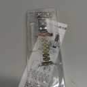 MioHHR Slim Metal Band Compatible with Apple Watch Band 42mm(Series 11 10) 41mm(Series 9 8 7) 40mm(Series 6 5 4 SE3/2/1) 38mm (Series 3 2 1),Stainless Steel iWatch Bands For Women, Silver/Gold