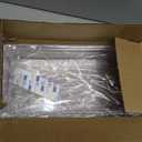 4PCS Clear Plastic Drawer Organizer Tray, 12'' Large Acrylic Vanity Bathroom Drawer Organizers Trays, Desk Drawer Organizer Bins for Cosmetics, Makeup, Kitchen, Office, Junk Drawer Organization