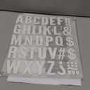 190 Pcs Iron on Letters Iron on Numbers Alphabets Fabric Stickers 8 Inch and 3 Inch Number Patches 2'' Heat Transfer Letters for Clothing DIY Crafts Sports Team Uniform(Classic Style, White)