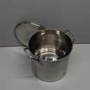 IMUSA USA Stainless Steel Stock Pot 20-Quart, Silver