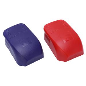 2 Pack Battery Terminal Cover Kit Copper Plated Iron Universal Detachable Quick Release Battery Terminal Connector Red Black Covers
