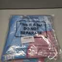 Soulchen Mahjong Mat 33'' x 33'' with Black Carrying Bag Anti Slip Noise Reducing Table Mat for Mahjong, Gaming Table Cover for Poker Board Tile Games Dominoes Mah Jong Accessories(Blue Edges)