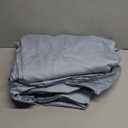 LANE LINEN 100% Cotton Sheets Full Size - Premium Sateen Weave for a Silky Finish - Hotel Collection Sheet Set - Snugly Fits Matresses Upto 15 '' Deep - Oeko TEX Certified Set - French Blue