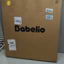 Babelio 29-55 Inch Extra Wide Baby/Dog Gate, PressGuard P7, Metal Auto Close, Pressure Mounted Pet Door for Doorways, NO Need Tools and Drilling, with Wall Cups, White
