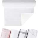 2 x Non-Adhesive Shelf and Drawer Liner for Kitchen Cabinets, 12 in x 10FT Strong Non-Slip Cabinet Liners for Shelves, Refrigerator, Pantry Storage, Bathroom Closet, Easy to Clean & Cut, White