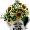 Gardener Gifts for Women, Sometimes I Wet My Plants Glass Blown Watering Can Ornament for Christmas Tree, Gardening Ornaments, Gift for Plant Addict Plant Lady