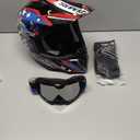 Youth Dirt Bike Helmet for Boys & Girls with Goggles & Gloves for 8-18 Years Old, DOT Certified Kid ATV Helmet Motocross Off Road