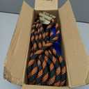 Rope Harness Safety Lanyard 25ft Vertical Roofing Rope With Grab Snap Hooks Shock Absorber Fall Protection Tree Climbing Line Kit Heavy Duty Roof Safety Equipment ANSI CE