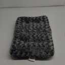 KSIIA Washable Dog Bed Deluxe Plush Dog Crate Beds Comfy Kennel Pad Anti-Slip Pet Sleeping Mat for Large, Jumbo, Medium, Small Dogs Breeds, 21" x 13", Dark Grey