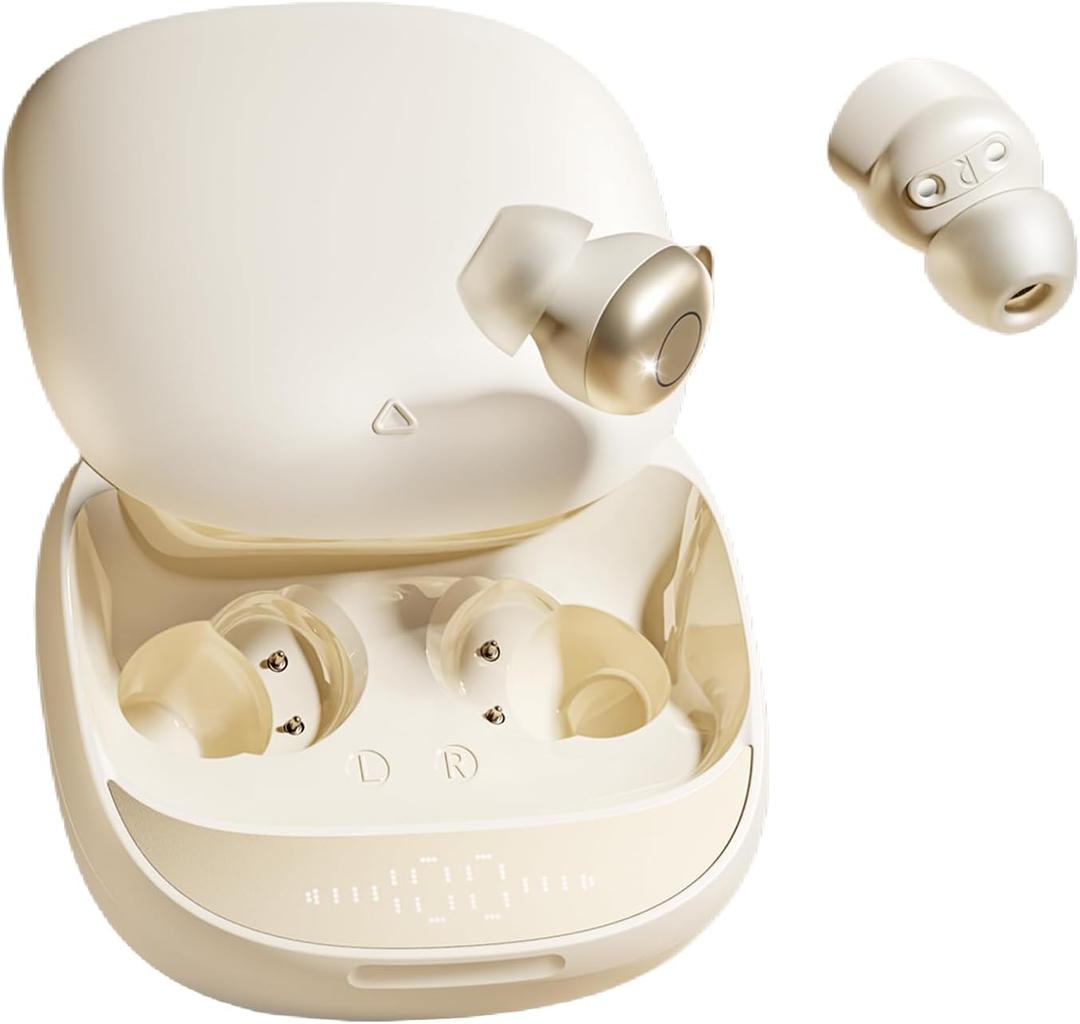 Sleep Earbuds Bluetooth 5.4 in Ear Buds for Sleeping, Mini Sleep Headphones for Side Sleepers with Dual Sleep Modes, Sleep Timer, 48H Wireless Earbuds for Sleeping, Comfortable Fit, App Customization