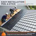 50 Mil EPDM Rubber Roofing Materials, Self-Adhesive Waterproofing Membrane for Roof 39 in x 16 ft, Underlayment Waterproof Membrane Foundation for Flat/Metal Roof, RV, Terrace Building Materials