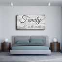 PGINLOTU Family Quotes Canvas Wall Art Large Farmhouse Wall Sign for Living Room Decoration Wooden Board Design Canvas Prints Modern Rustic Artwork Wall Decor -24"x48"