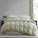 Nestl Sage Green California King Duvet Cover Sets - Soft Prewashed Cal King Duvet Cover, 3 Piece, with Zipper Closure, 1 Duvet Cover 104x98 inches and 2 Pillow Shams - No Comforter