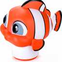 Chlorine Floater, Floating Pool Chlorine Dispenser, Fits 1 and 3 Inch Tablets & Bromine Holder for Large/Small Pools, Hot Tub, Spa - Clown Fish