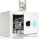 Fingerprint Piggy Bank Safe for Adult, Biometric Large Metal Money Bank, Boy and Girl Coin Jar for Honeymoon Trips, Birthday Gifts, College Funds, Car Funds, Home Savings