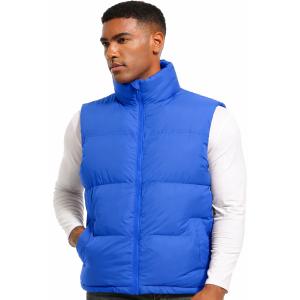 Men's Puffer Vest Sleeveless Jacket Outdoor Winter, Small