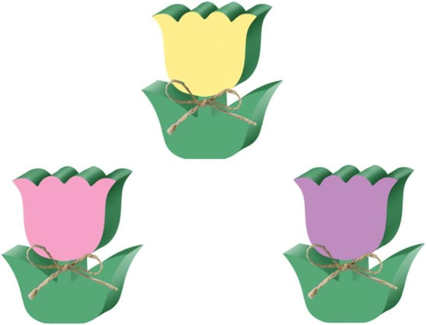 ULTNICE 3pcs Mini Wooden Tulips Decor Creative Wood Tulips Flower Collectibles Figurine Farmhouse Flower Tulip Ornaments for Spring Easter Decor Home Accents