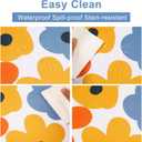 Floral Tablecloth, Flowers Table Cloth for Spring Summer Fall Autumn, Waterproof Tablecloth for Kitchen Dining Room Picnic Party Banquet, Outdoor Indoor Use Table Cover, Rectangle 60 x 84 inch (140" x 140" (Rectangular), Colorful)