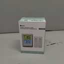 U UNNI Refrigerator Thermometer with Alarm, Digital Wireless Fridge and Freezer Thermometer, Max Min Temperature Records with Magnetic & Stand Options for Home Restaurant